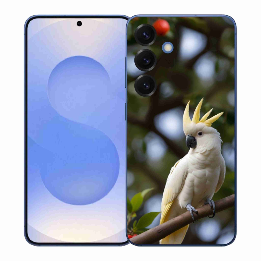 Gélový kryt mmCase na Samsung Galaxy S26+ - papagáj kakadu 3