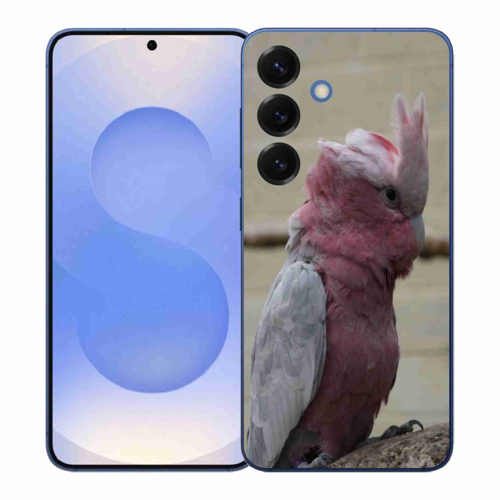 Gélový kryt mmCase na Samsung Galaxy S26+ - papagáj kakadu ružový