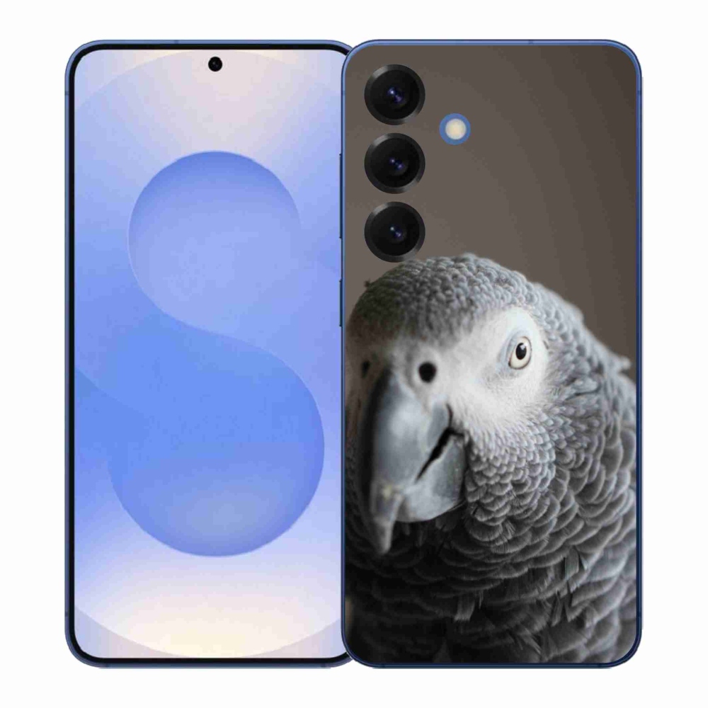 Gélový kryt mmCase na Samsung Galaxy S26+ - papagáj žako 2