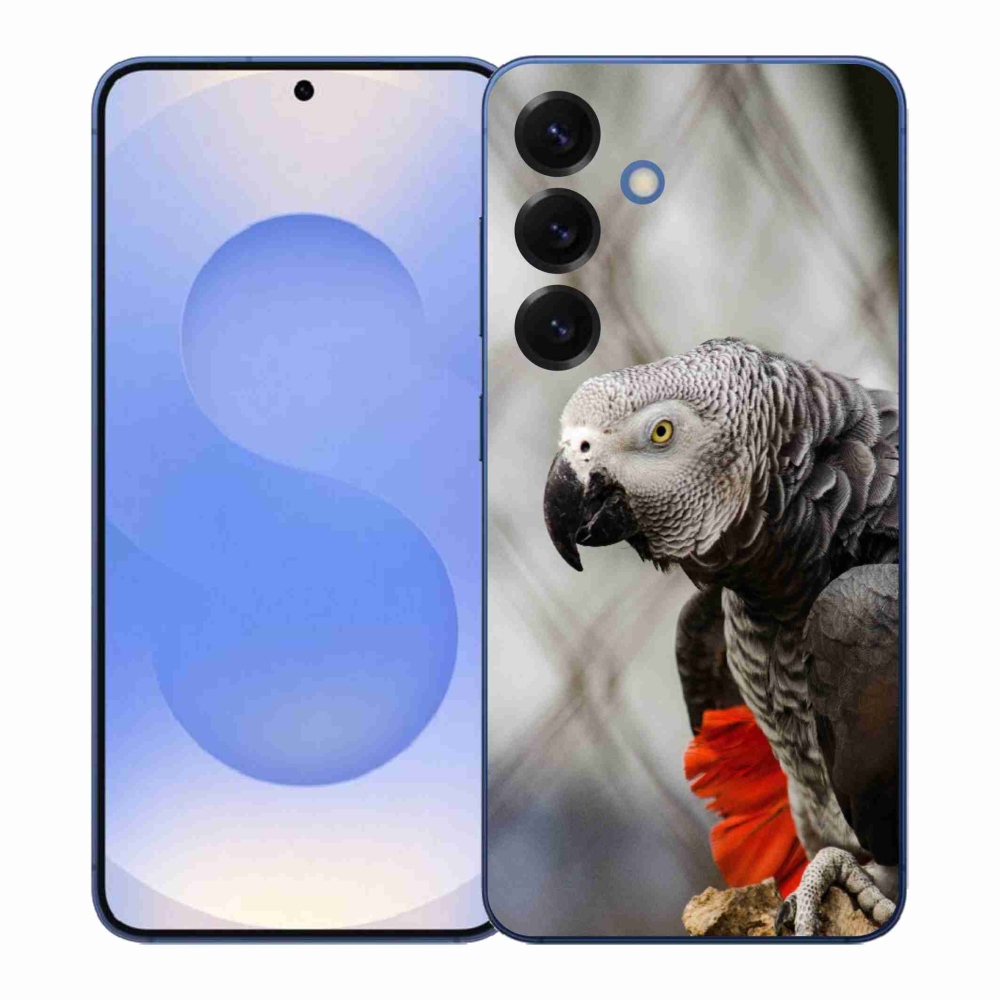 Gélový kryt mmCase na Samsung Galaxy S26+ - papagáj žako 3