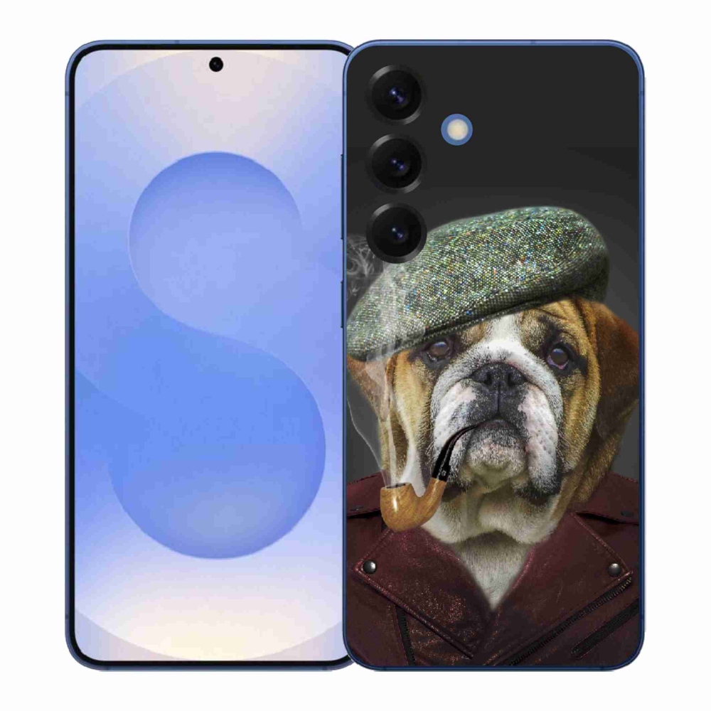 Gélový kryt mmCase na Samsung Galaxy S26+ - pes s fajkou