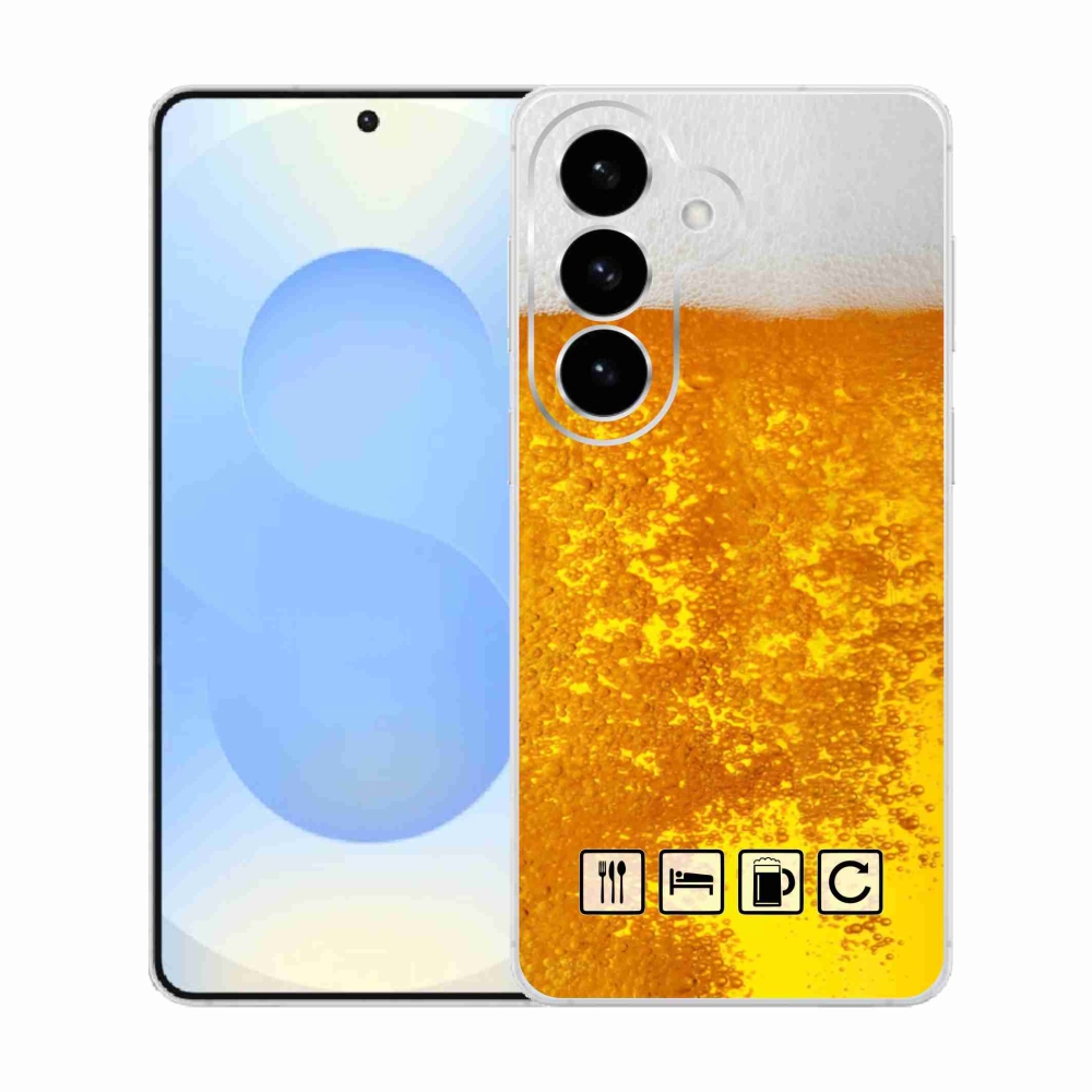 Gélový kryt mmCase na Samsung Galaxy S26 - pivný motív 3