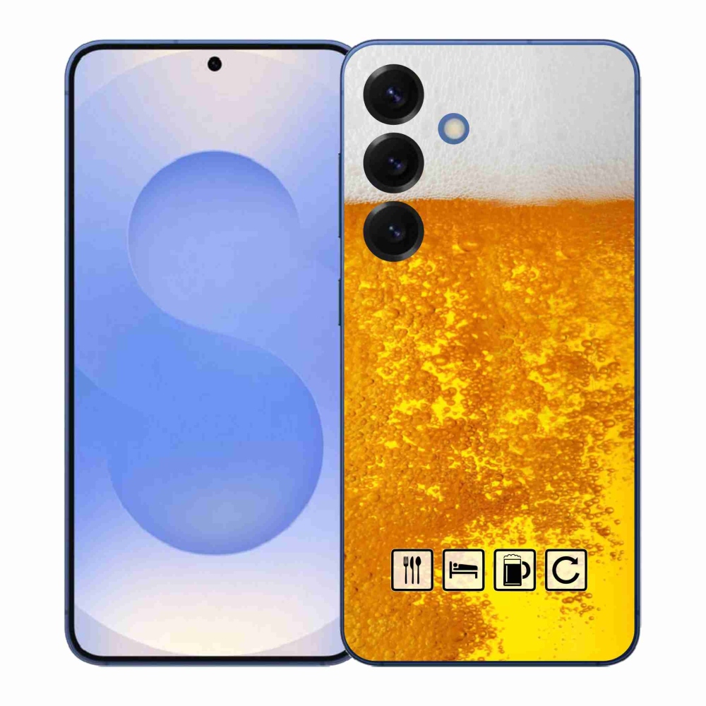 Gélový kryt mmCase na Samsung Galaxy S26+ - pivný motív 3