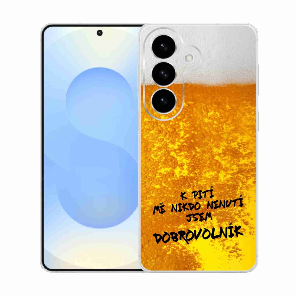 Gélový kryt mmCase na Samsung Galaxy S26 - pivný motív 4