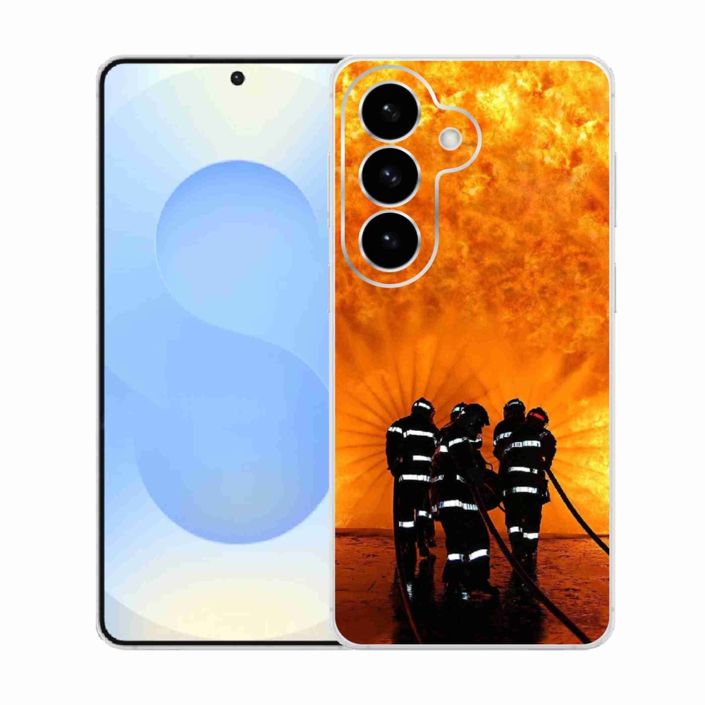 Gélový kryt mmCase na Samsung Galaxy S26 - požiar