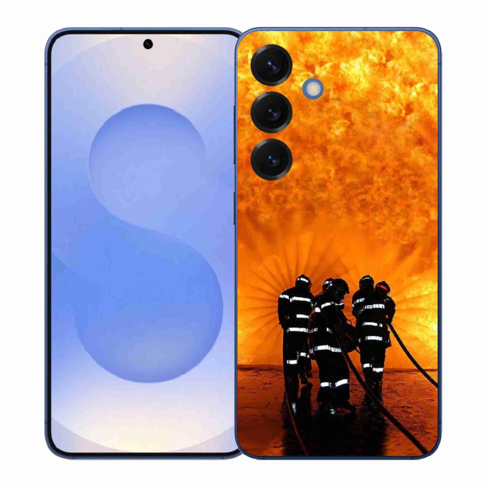 Gélový kryt mmCase na Samsung Galaxy S26+ - požiar