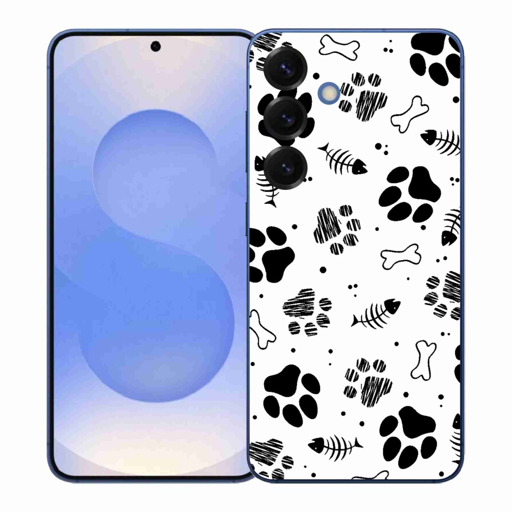 Gélový kryt mmCase na Samsung Galaxy S26+ - psie labky 1