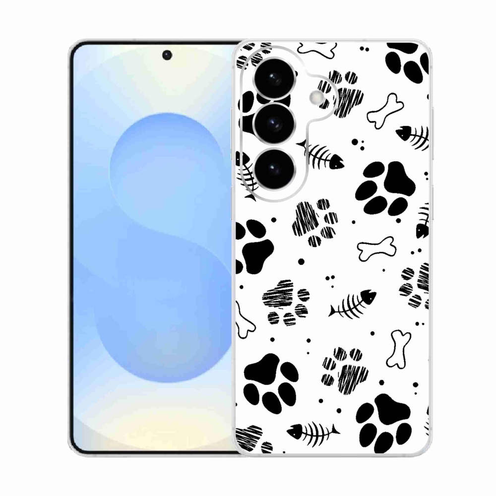 Gélový kryt mmCase na Samsung Galaxy S26 - psie labky 1