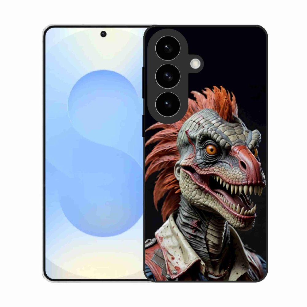 Gélový kryt mmCase na Samsung Galaxy S26 - punk dinosaurus