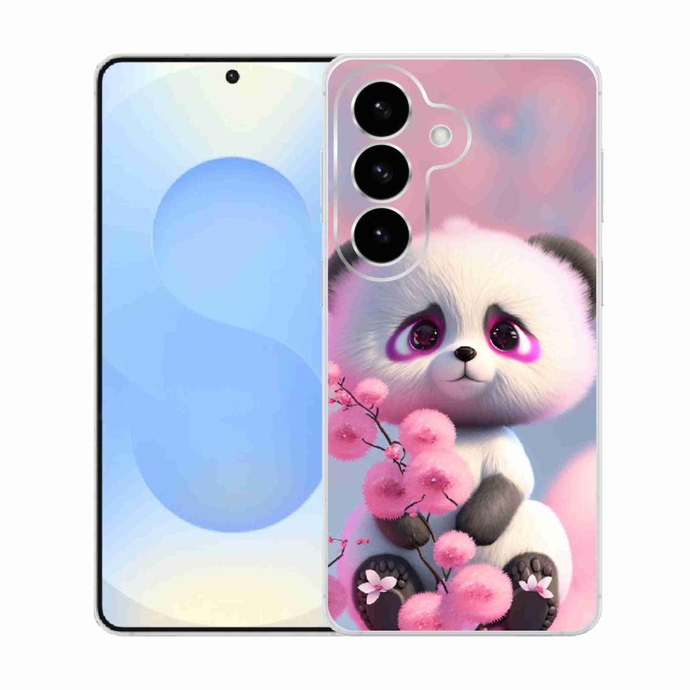 Gélový kryt mmCase na Samsung Galaxy S26 - roztomilá panda 1