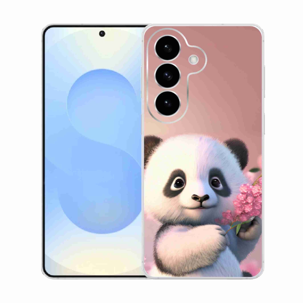 Gélový kryt mmCase na Samsung Galaxy S26 - roztomilá panda