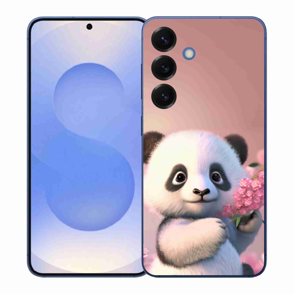 Gélový kryt mmCase na Samsung Galaxy S26+ - roztomilá panda