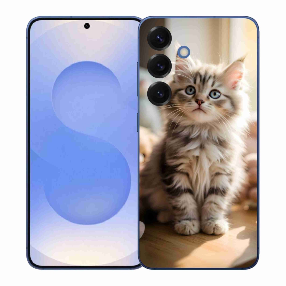 Gélový kryt mmCase na Samsung Galaxy S26+ - roztomilé mačiatko 10