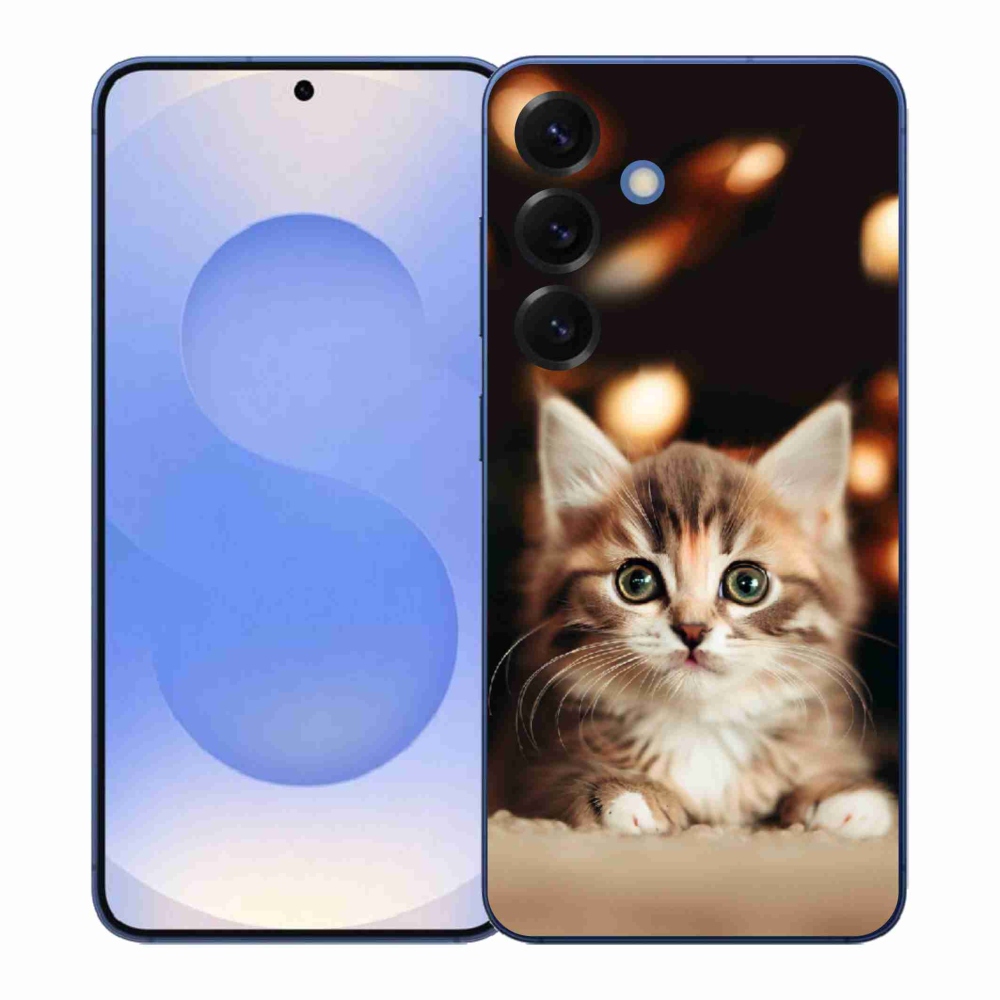 Gélový kryt mmCase na Samsung Galaxy S26+ - roztomilé mačiatko 2