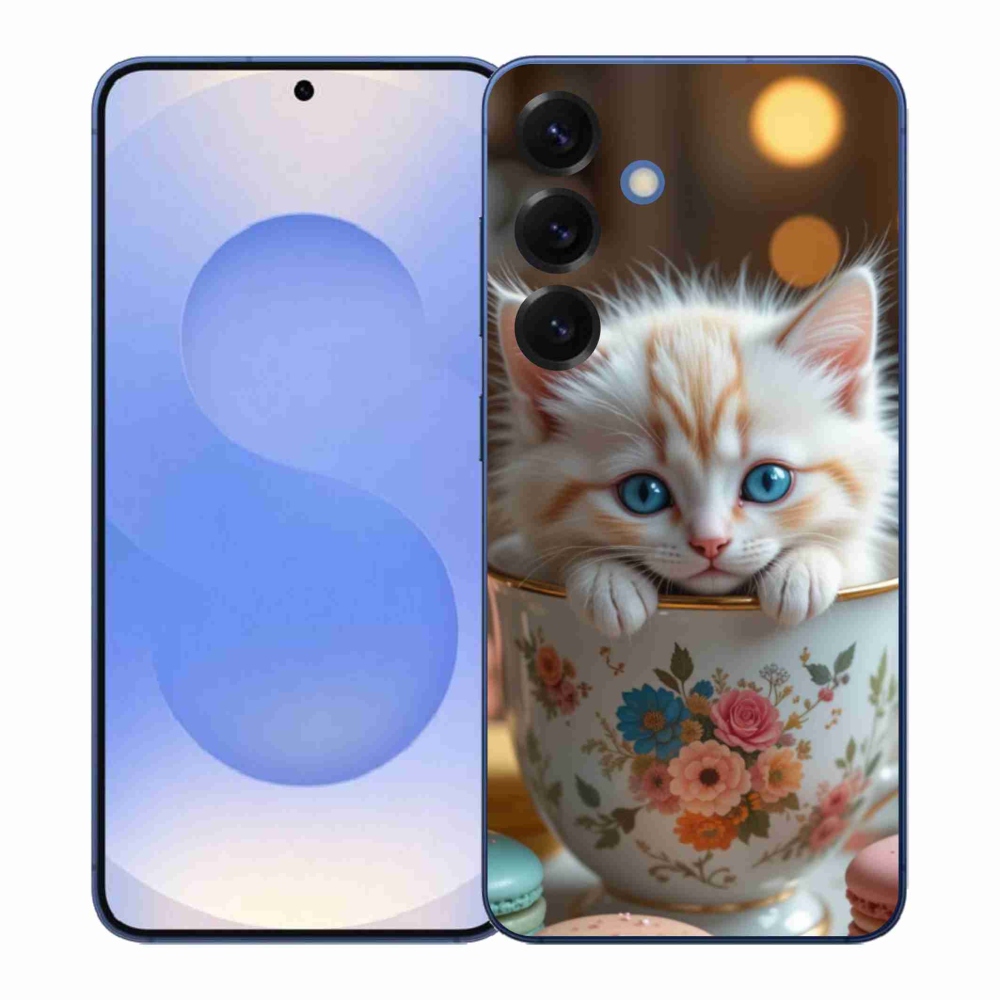 Gélový kryt mmCase na Samsung Galaxy S26+ - roztomilé mačiatko 6