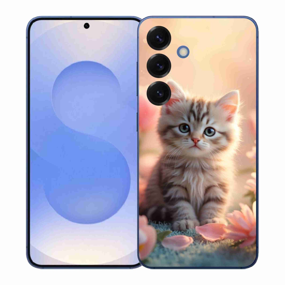 Gélový kryt mmCase na Samsung Galaxy S26+ - roztomilé mačiatko 8