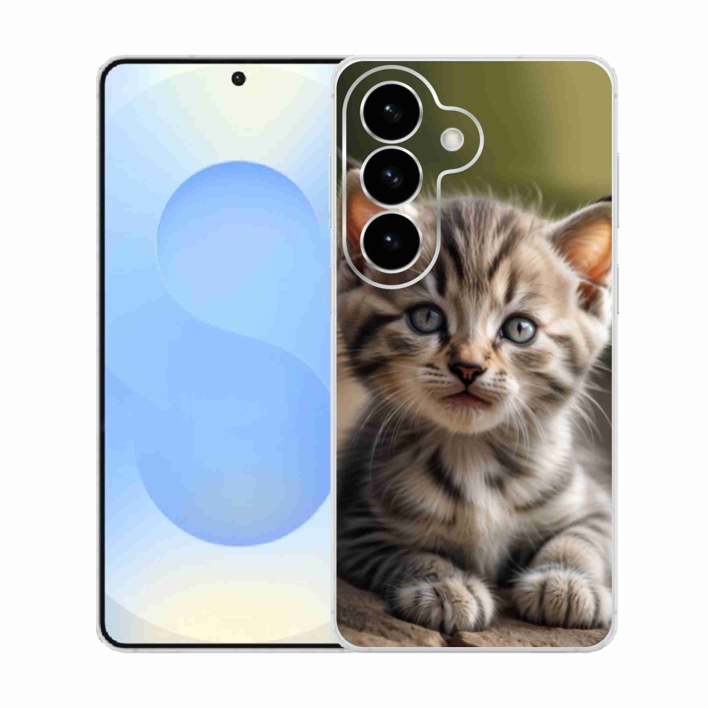 Gélový kryt mmCase na Samsung Galaxy S26 - roztomilé mačiatko 9