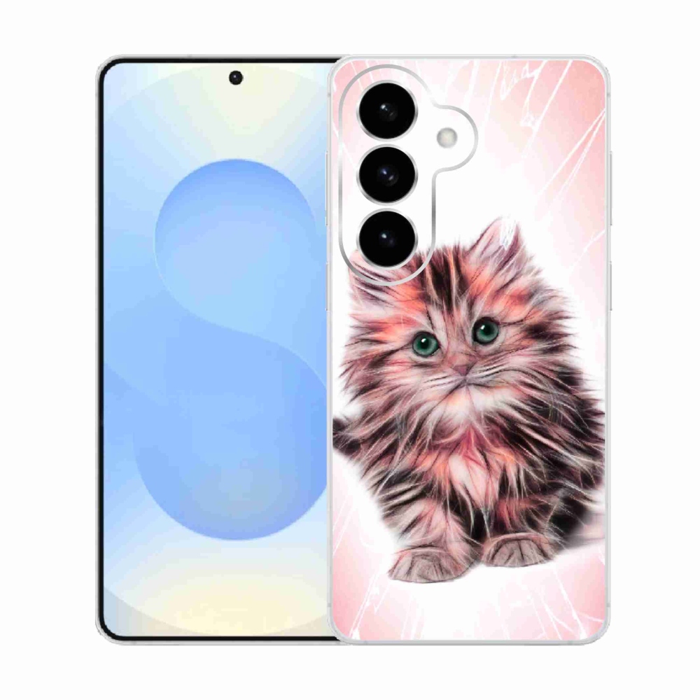 Gélový kryt mmCase na Samsung Galaxy S26 - roztomilé mačiatko