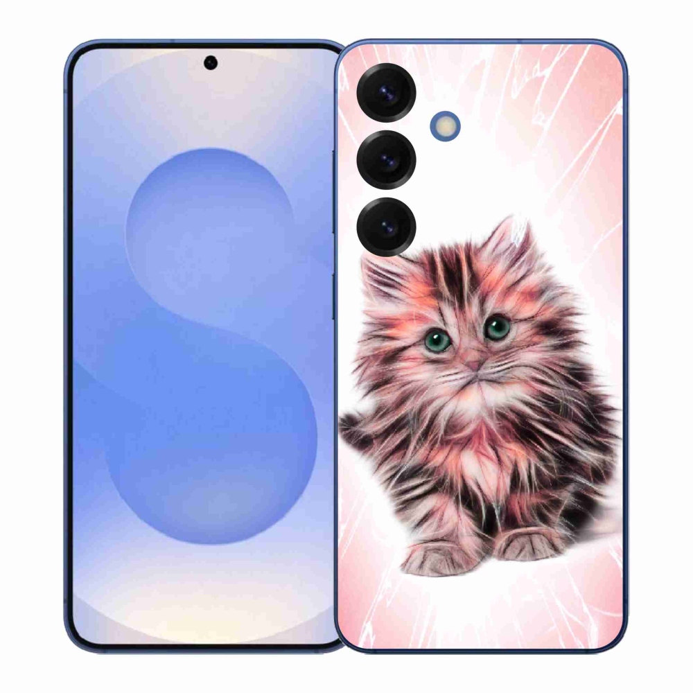 Gélový kryt mmCase na Samsung Galaxy S26+ - roztomilé mačiatko