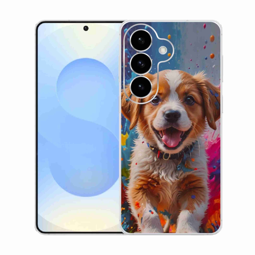 Gélový kryt mmCase na Samsung Galaxy S26 - roztomilé šteňa 3