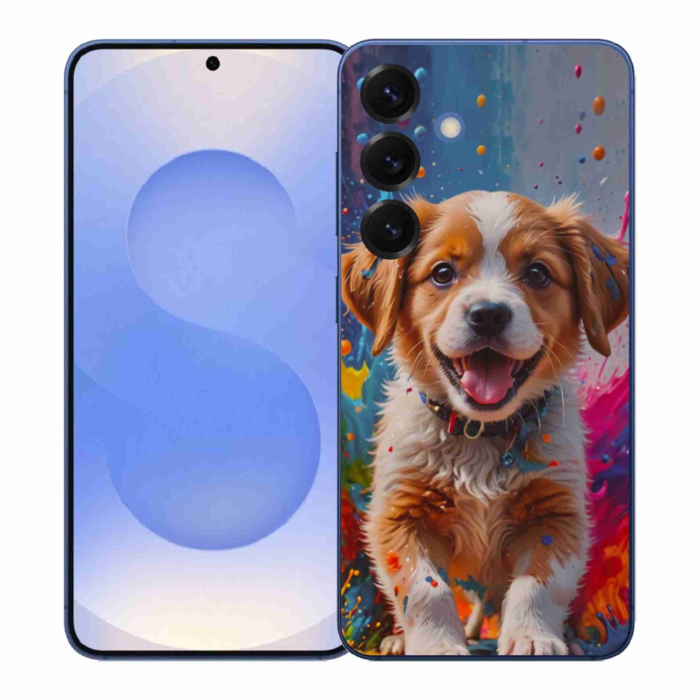 Gélový kryt mmCase na Samsung Galaxy S26+ - roztomilé šteňa 3