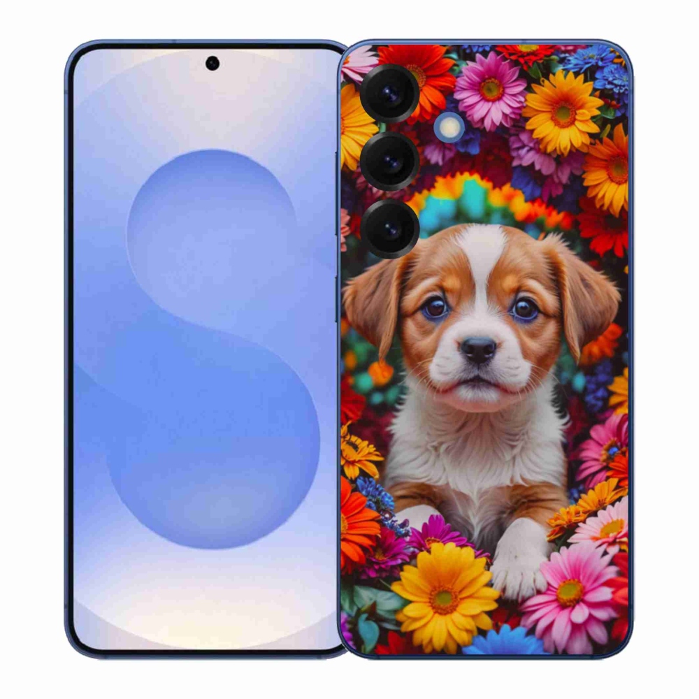 Gélový kryt mmCase na Samsung Galaxy S26+ - roztomilé šteňa