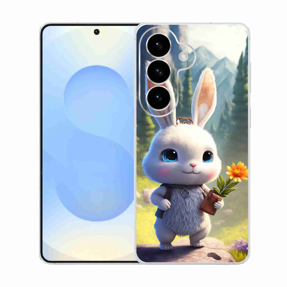 Gélový kryt mmCase na Samsung Galaxy S26 - roztomilý zajačik