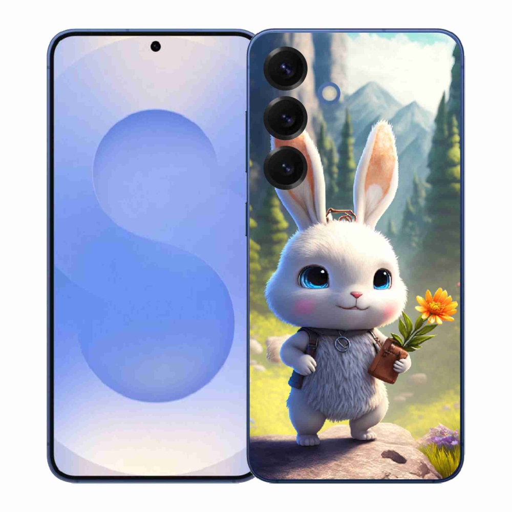 Gélový kryt mmCase na Samsung Galaxy S26+ - roztomilý zajačik