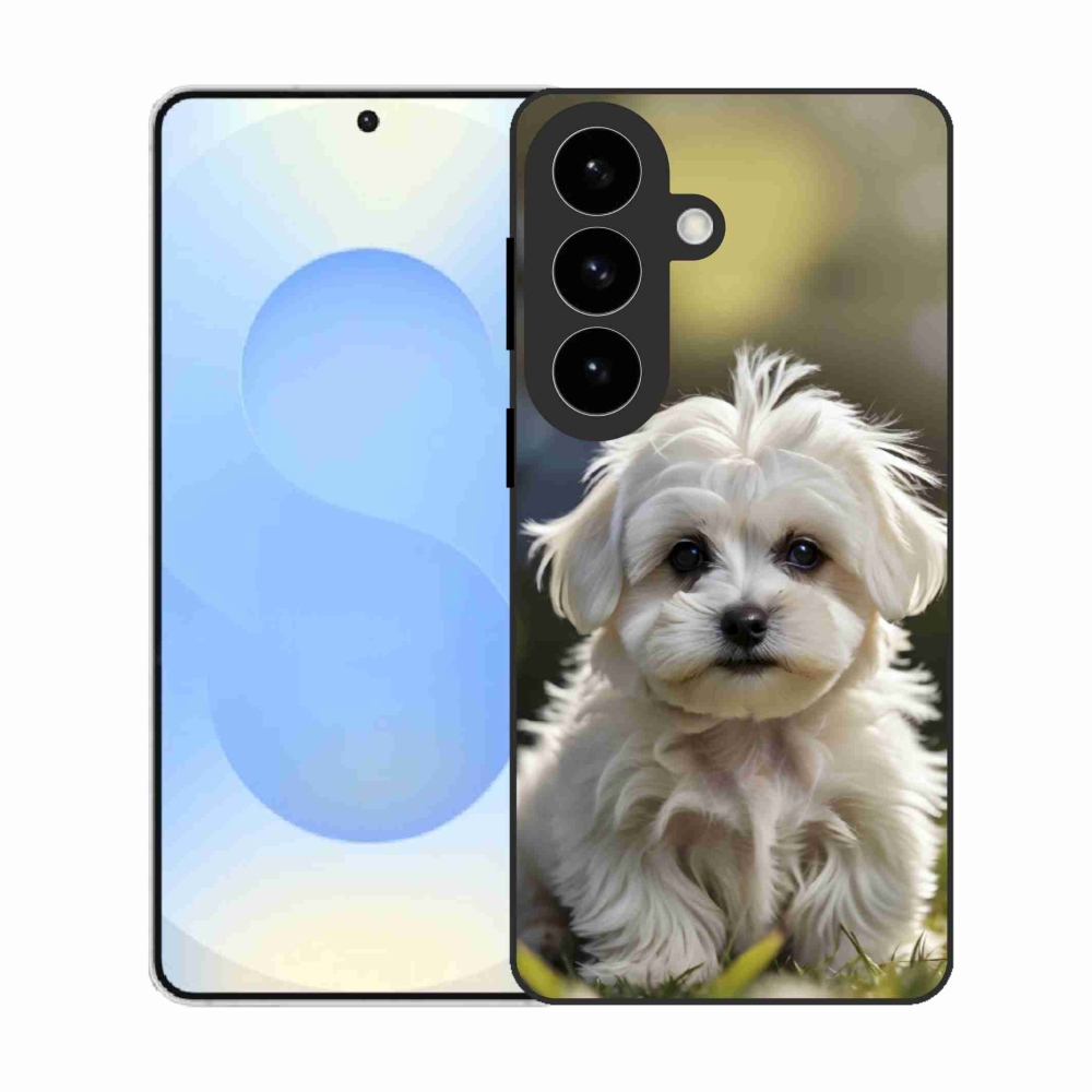 Gélový kryt mmCase na Samsung Galaxy S26 - roztomilý maltézsky psík