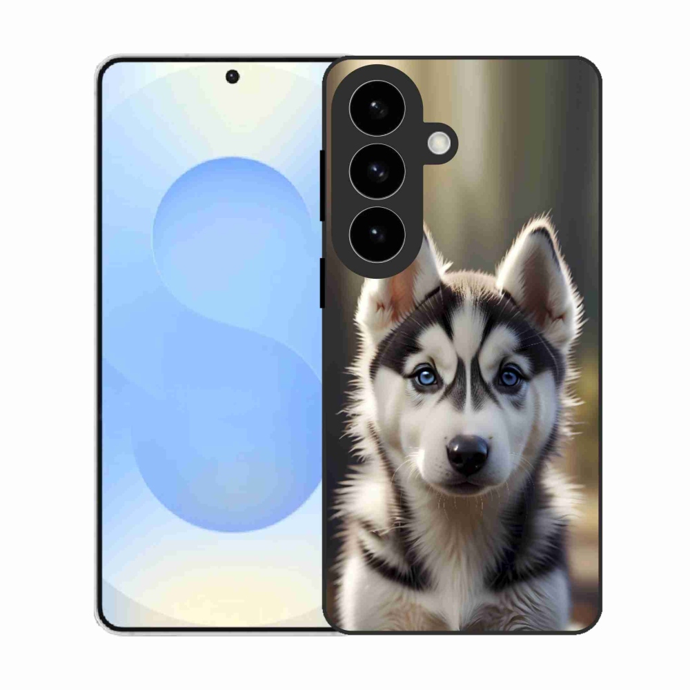 Gélový kryt mmCase na Samsung Galaxy S26 - roztomilý sibírsky husky