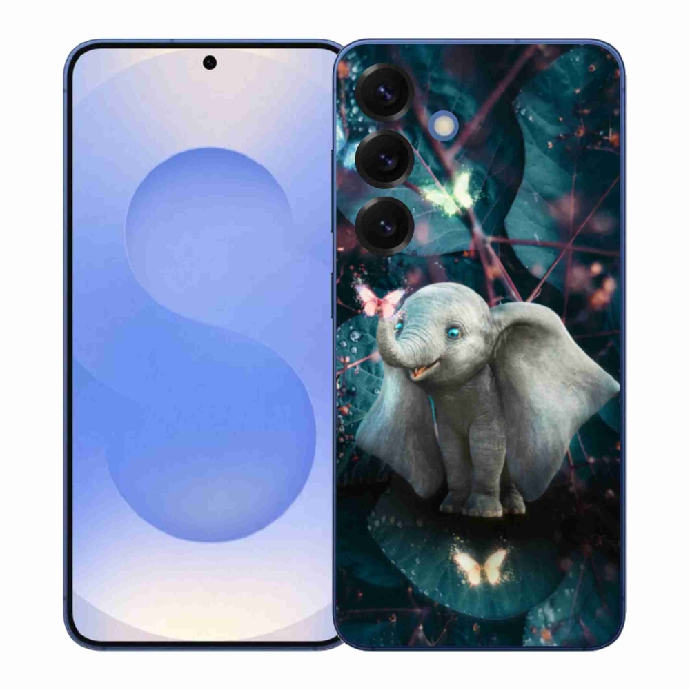 Gélový kryt mmCase na Samsung Galaxy S26+ - roztomilý slon