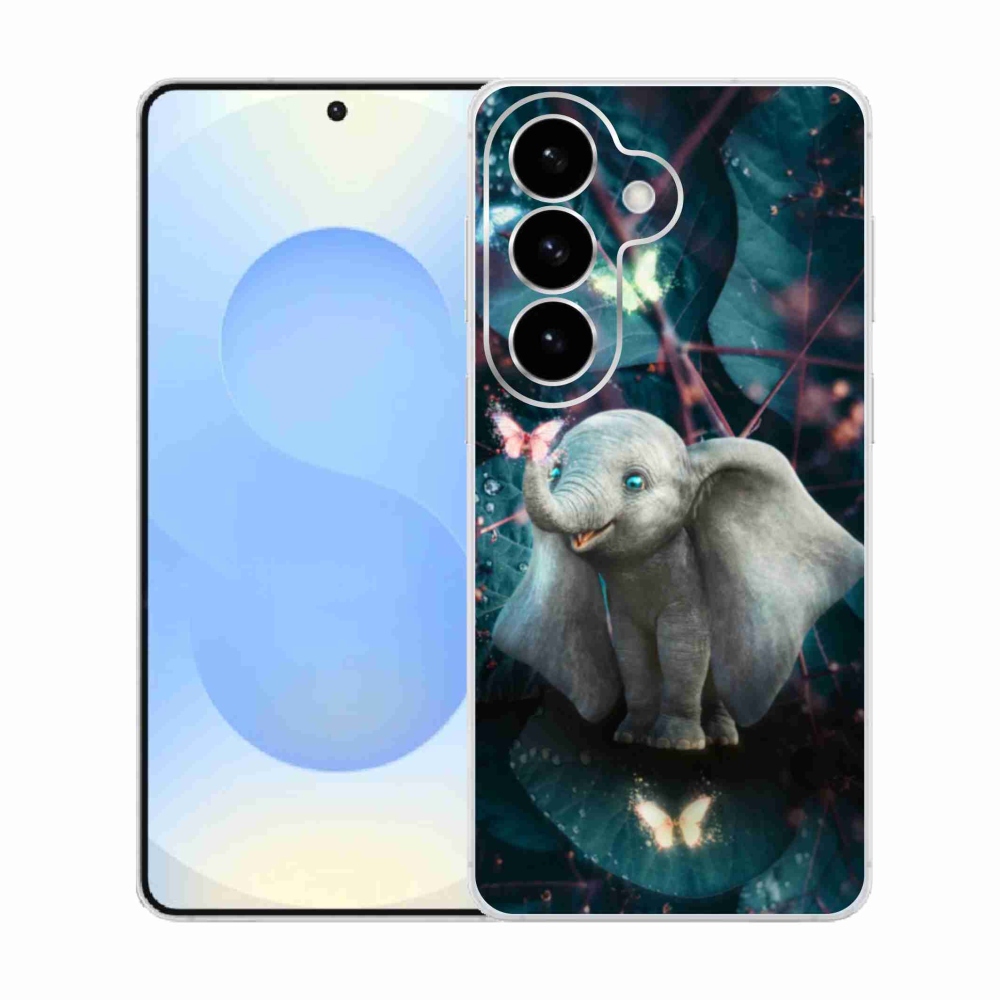 Gélový kryt mmCase na Samsung Galaxy S26 - roztomilý slon