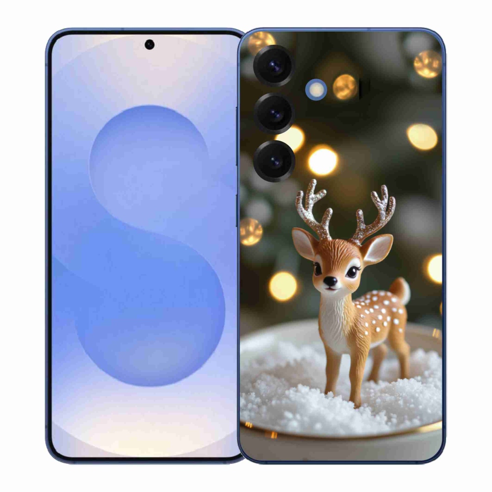 Gélový kryt mmCase na Samsung Galaxy S26+ - roztomilý vianočný jeleň