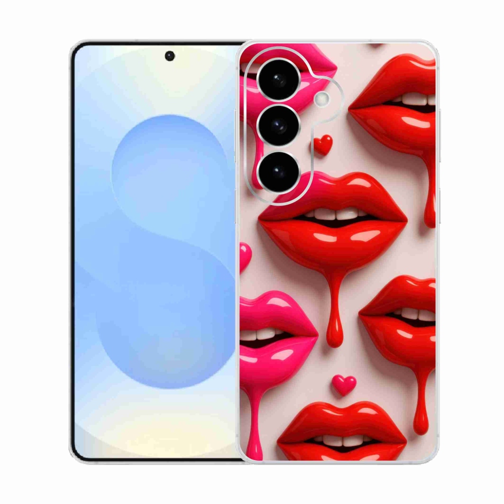 Gélový kryt mmCase na Samsung Galaxy S26 - pery 2