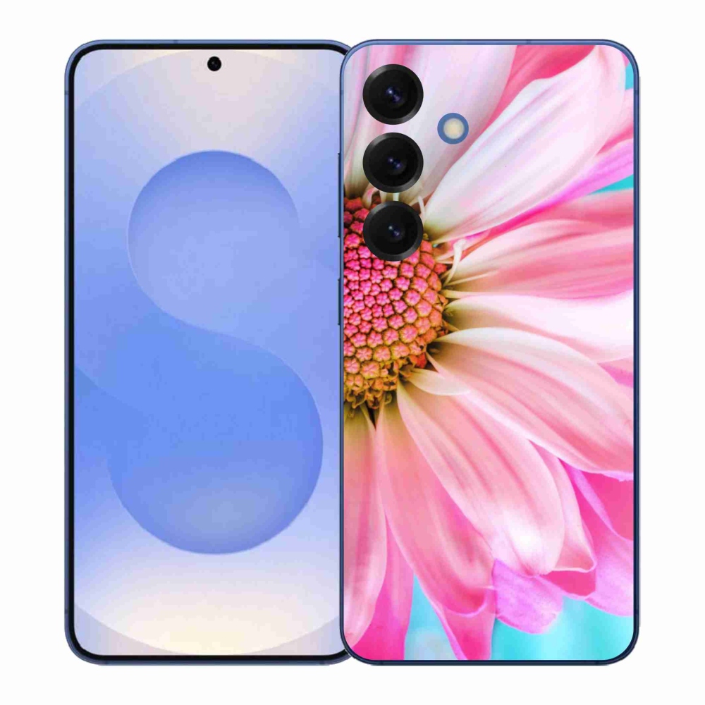 Gélový kryt mmCase na Samsung Galaxy S26+ - ružová kvetina