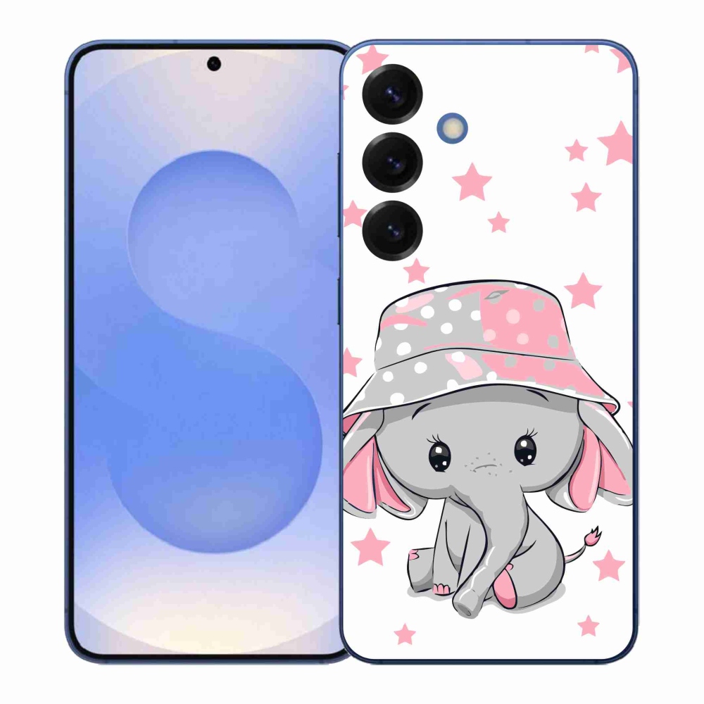 Gélový kryt mmCase na Samsung Galaxy S26+ - ružový slon