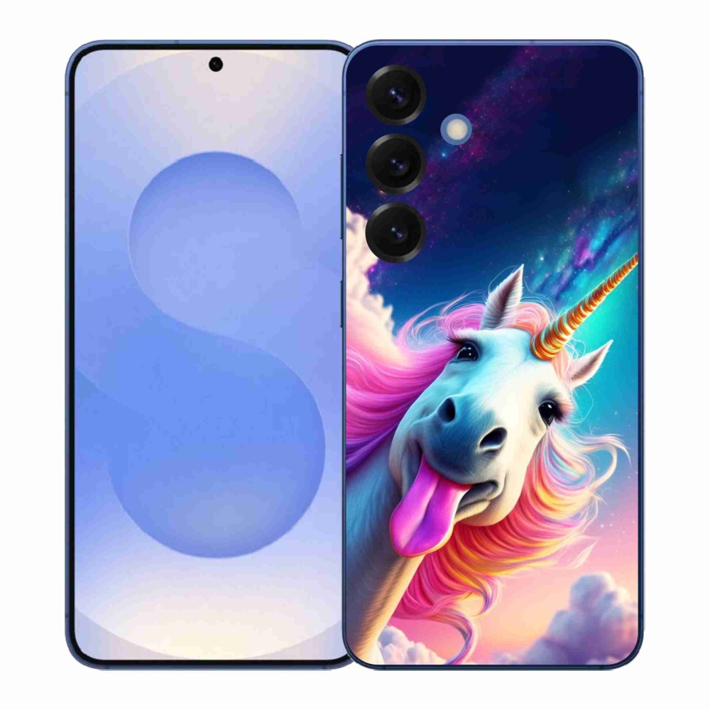 Gélový kryt mmCase na Samsung Galaxy S26+ - šialený jednorožec