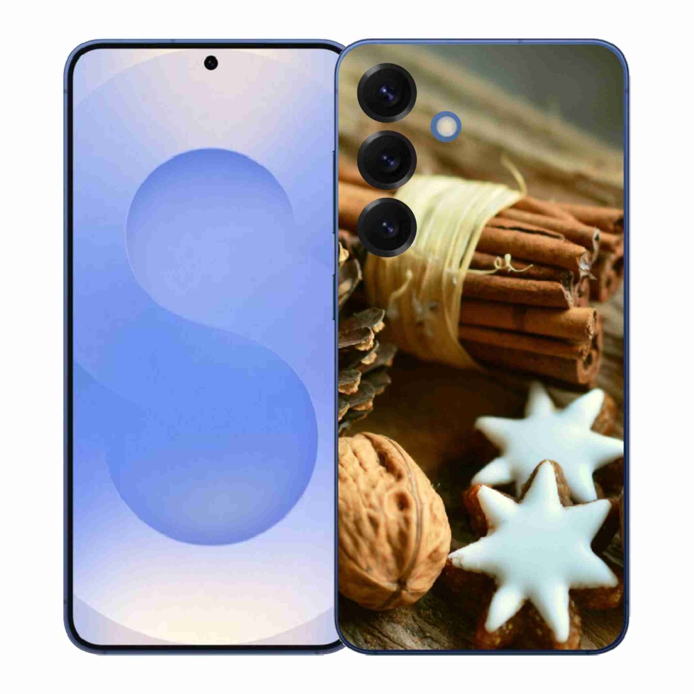 Gélový kryt mmCase na Samsung Galaxy S26+ - škorica a perníčky