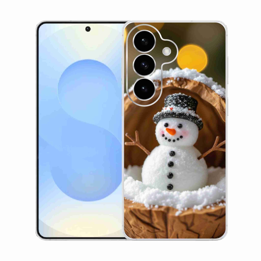 Gélový kryt mmCase na Samsung Galaxy S26 - snehuliak 4