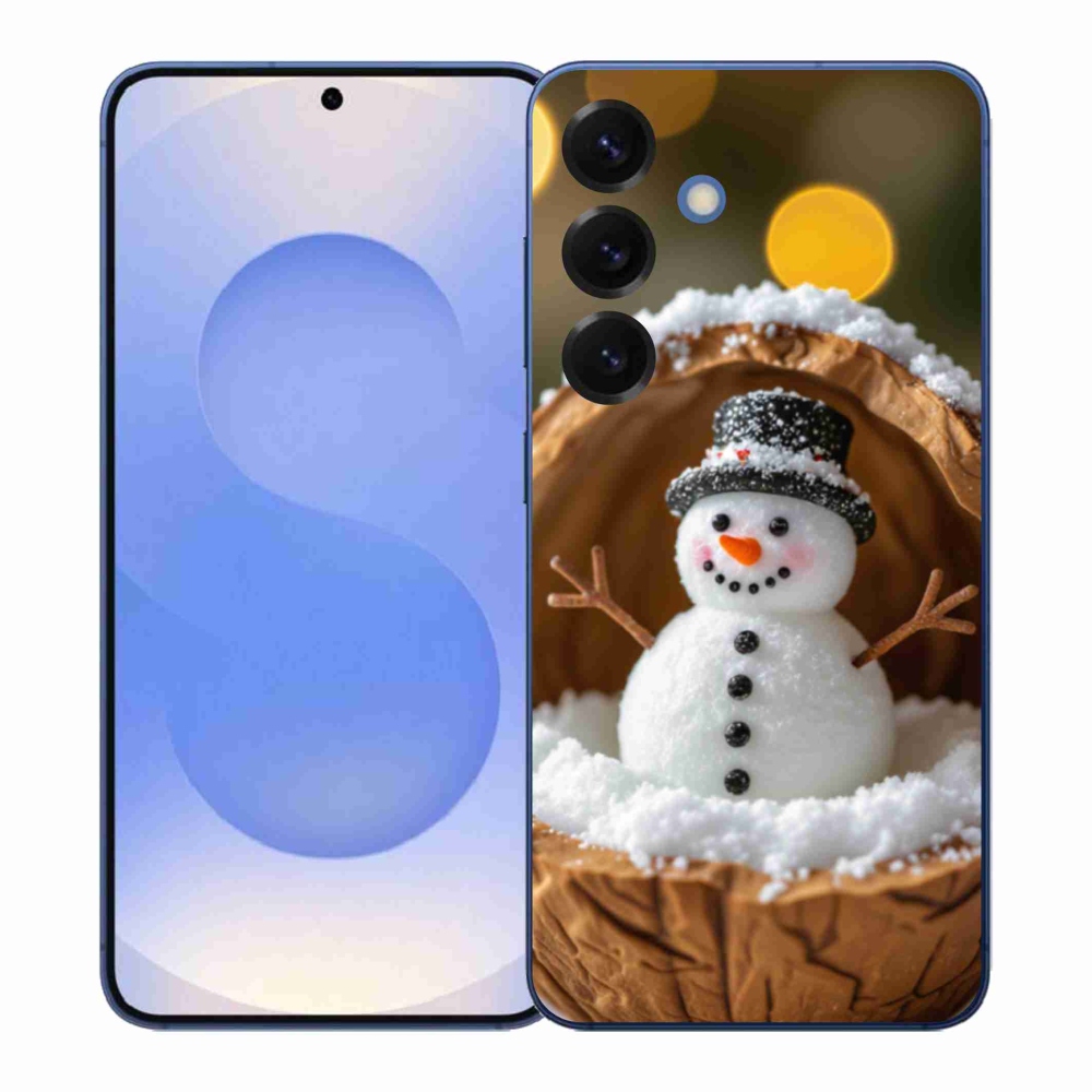 Gélový kryt mmCase na Samsung Galaxy S26+ - snehuliak 4