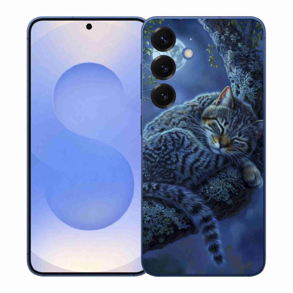 Gélový kryt mmCase na Samsung Galaxy S26+ - spiaca mačka