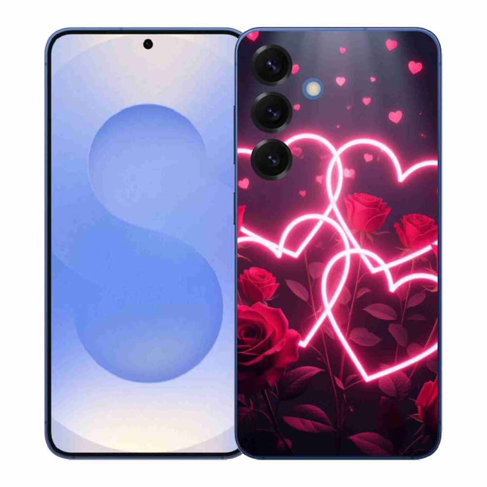 Gélový kryt mmCase na Samsung Galaxy S26+ - srdce lásky