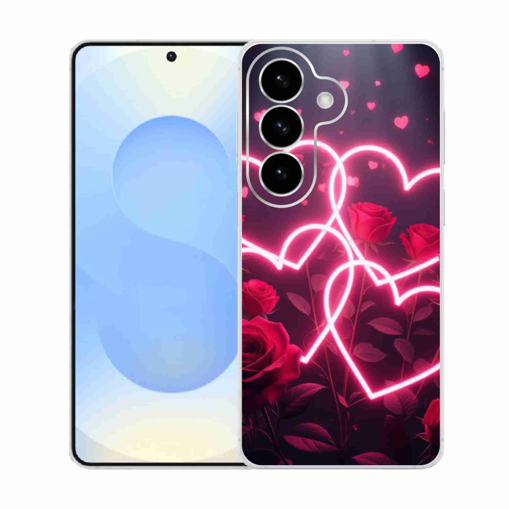 Gélový kryt mmCase na Samsung Galaxy S26 - srdce lásky