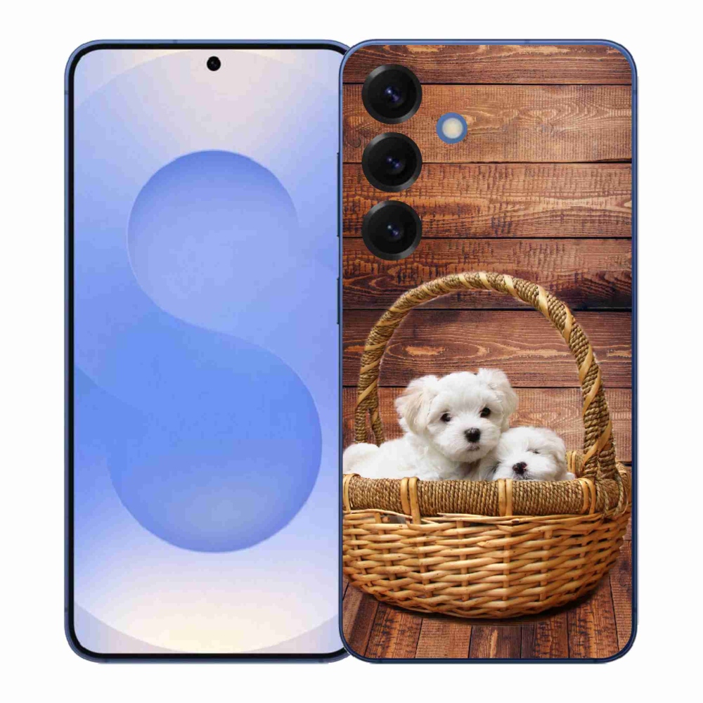 Gélový kryt mmCase na Samsung Galaxy S26+ - šteniatka