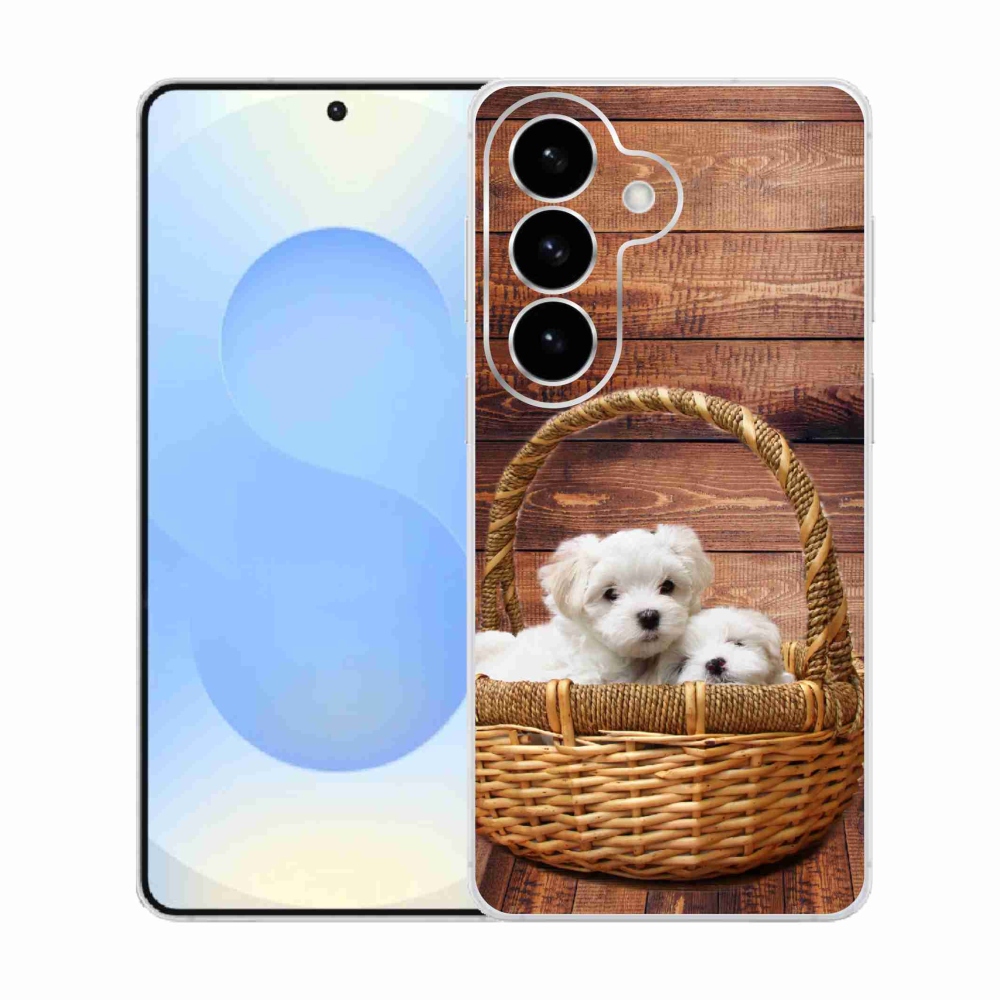 Gélový kryt mmCase na Samsung Galaxy S26 - šteniatka