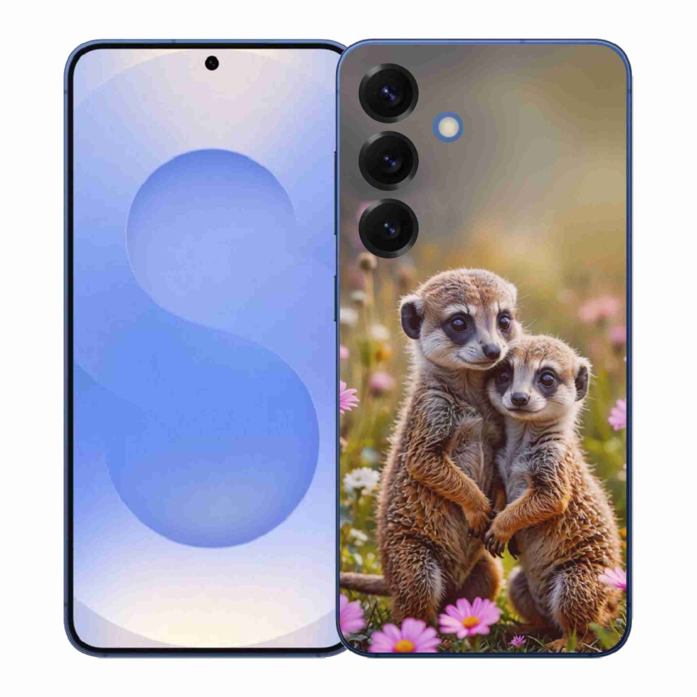 Gélový kryt mmCase na Samsung Galaxy S26+ - surikatí duo