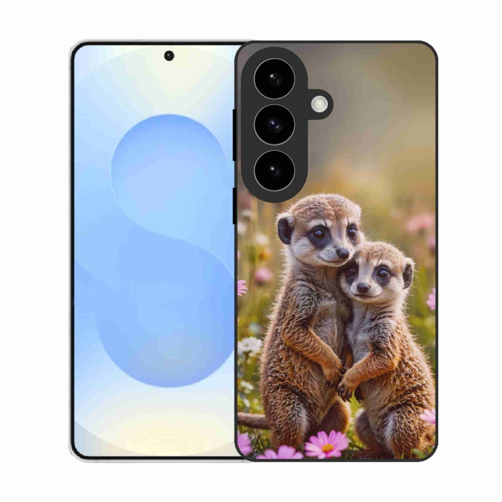 Gélový kryt mmCase na Samsung Galaxy S26 - surikatí duo