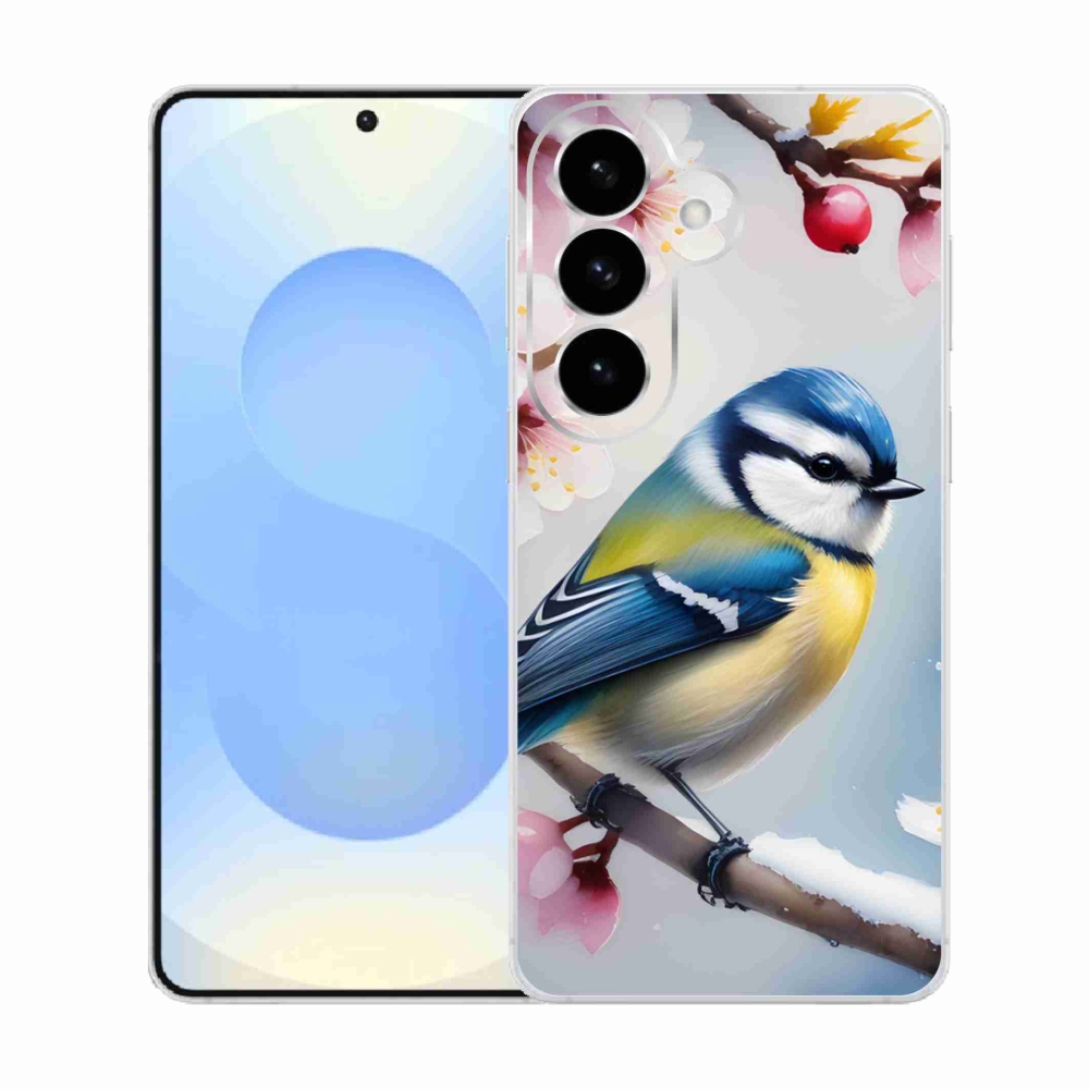 Gélový kryt mmCase na Samsung Galaxy S26 - sýkorka