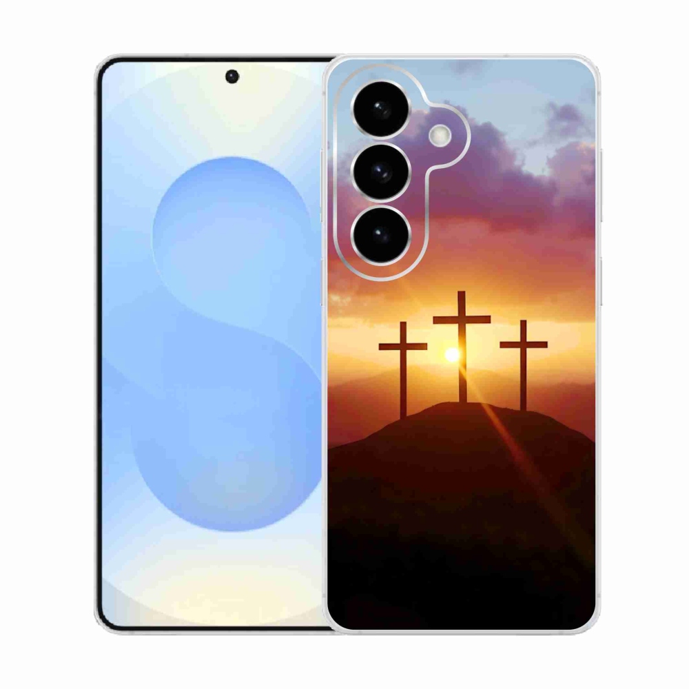 Gélový kryt mmCase na Samsung Galaxy S26 - tri kríža