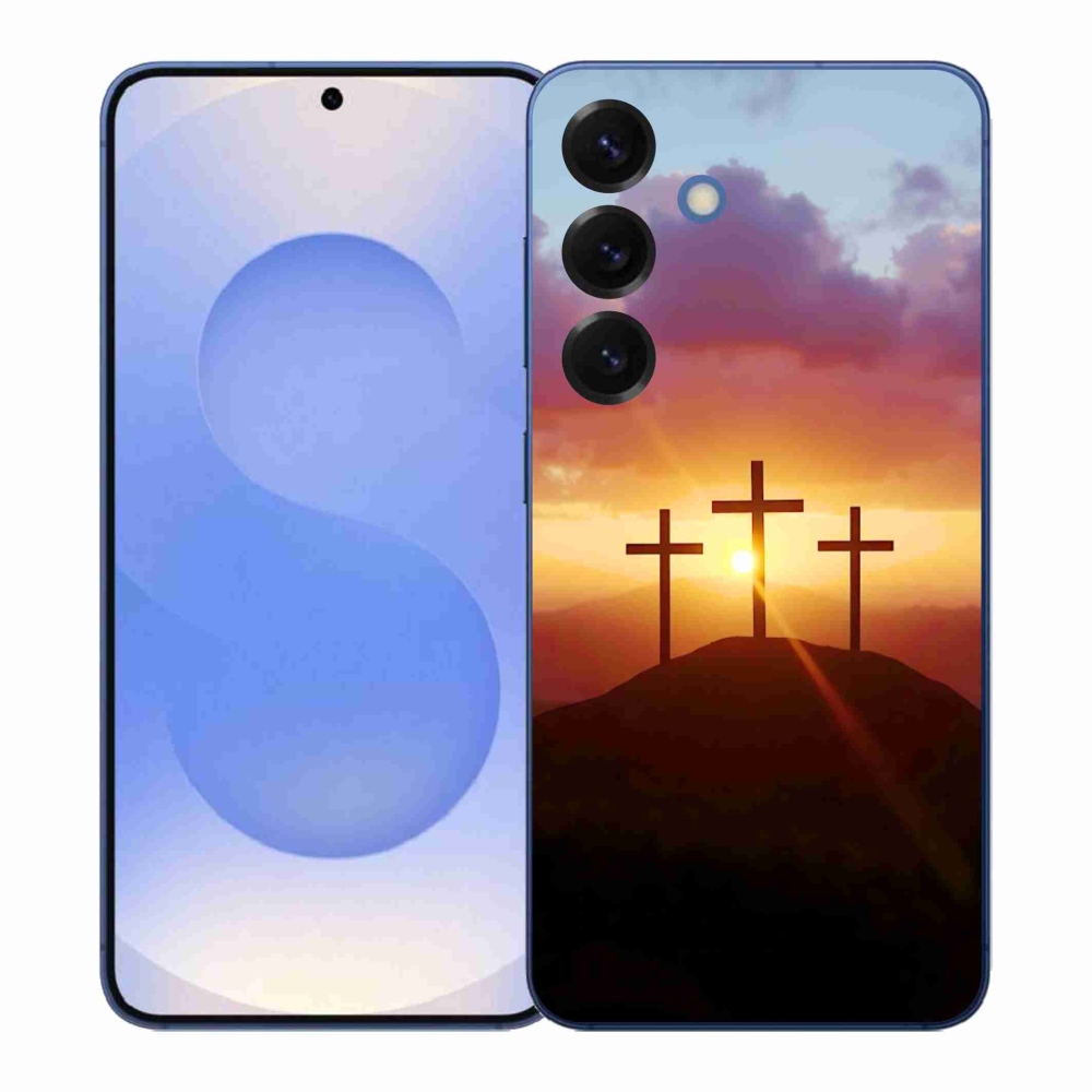 Gélový kryt mmCase na Samsung Galaxy S26+ - tri kríža